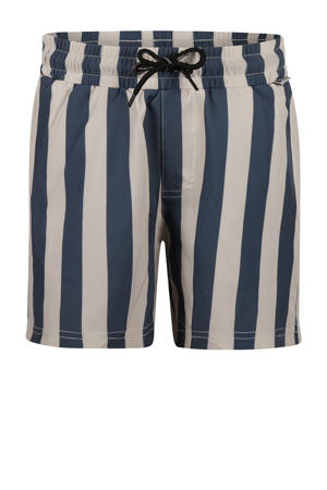 zwemshort blauw/wit