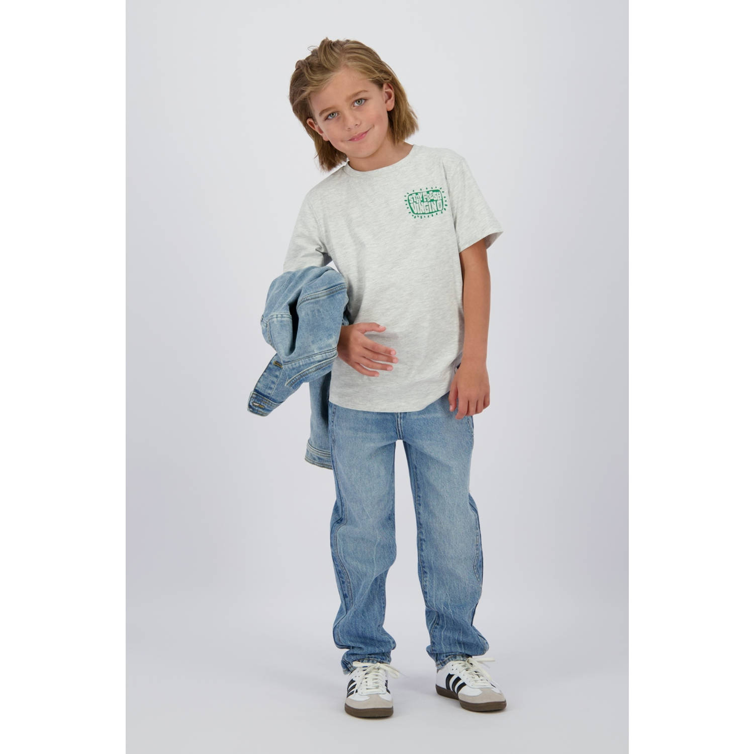 VINGINO Jongens Polo's & T-shirts Honas Gebroken Wit