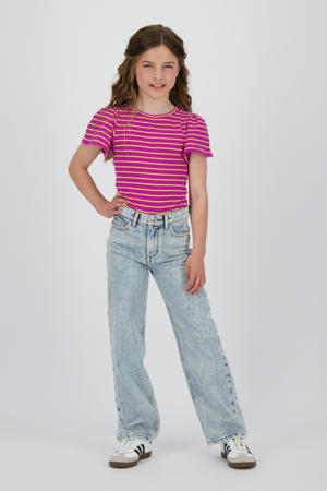 T-shirt roze/geel
