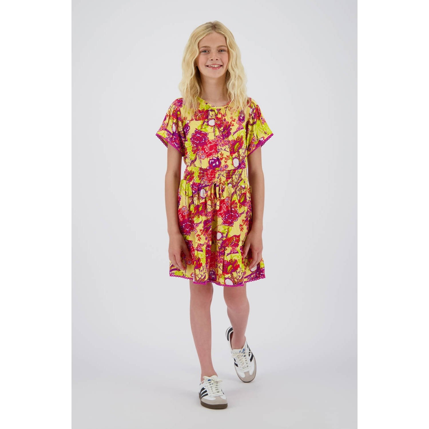 Vingino midi jurk geel