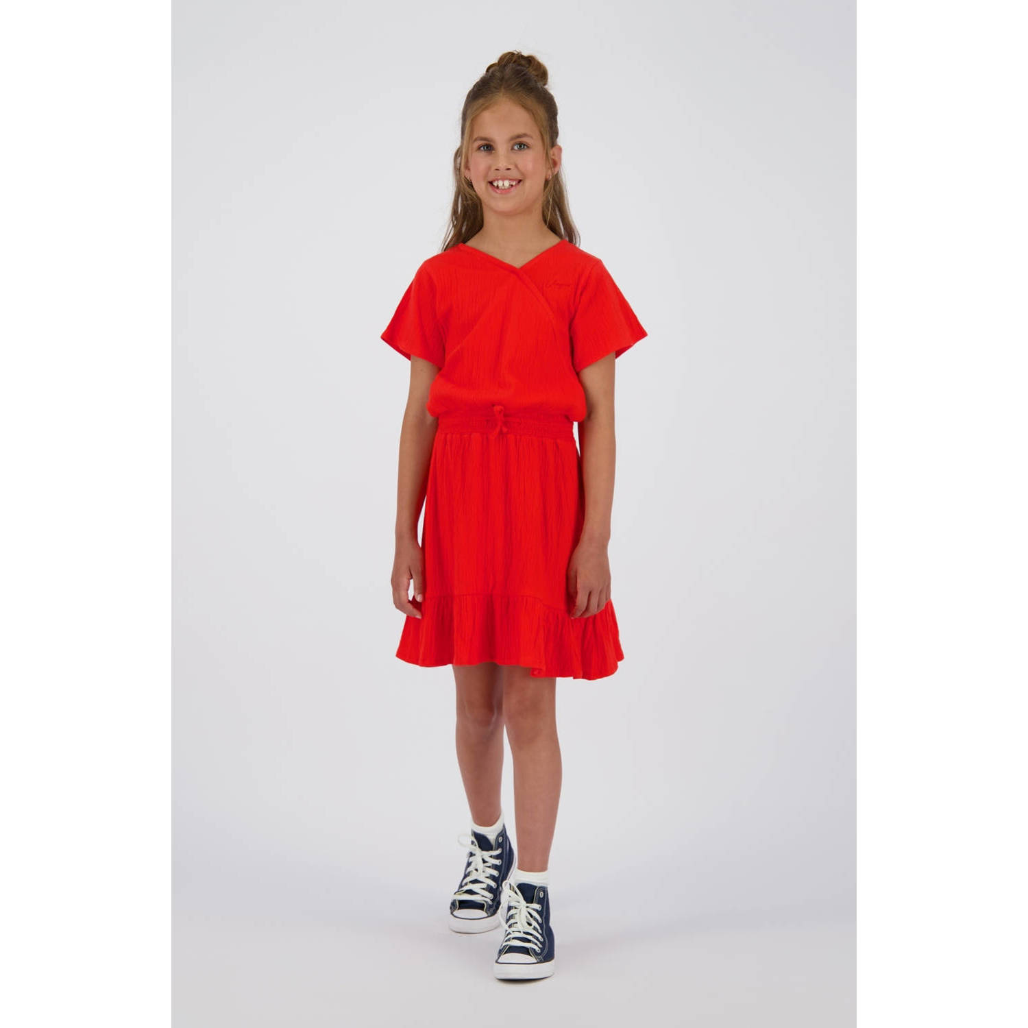 Vingino midi jurk rood