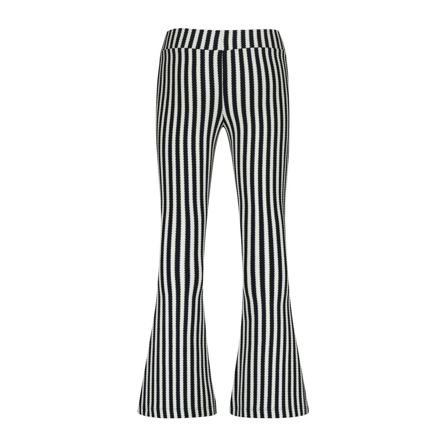Vingino flared casual broek zwart