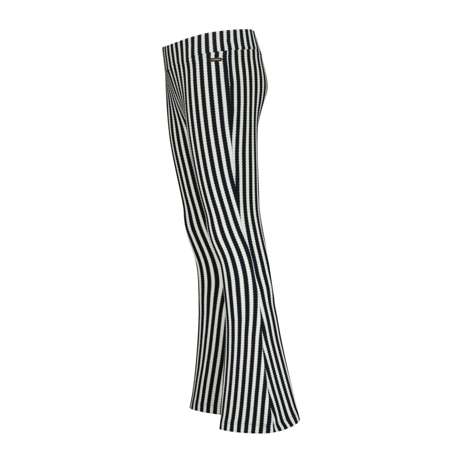 Vingino flared casual broek zwart