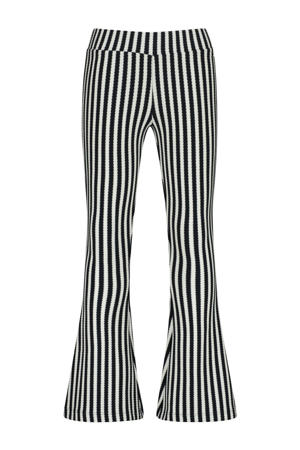 flared casual broek zwart