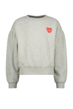sweater grijs melange