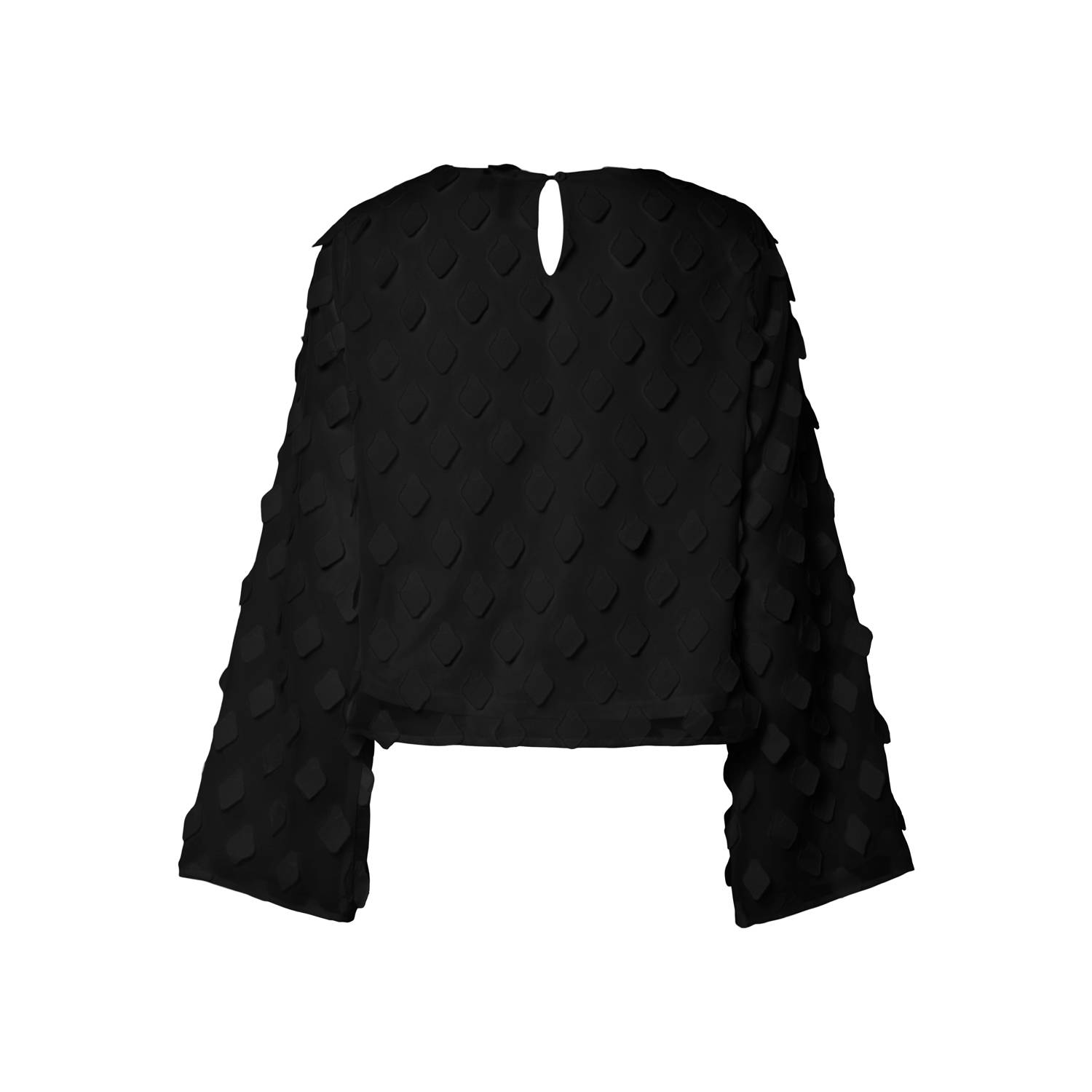 PIECES top zwart