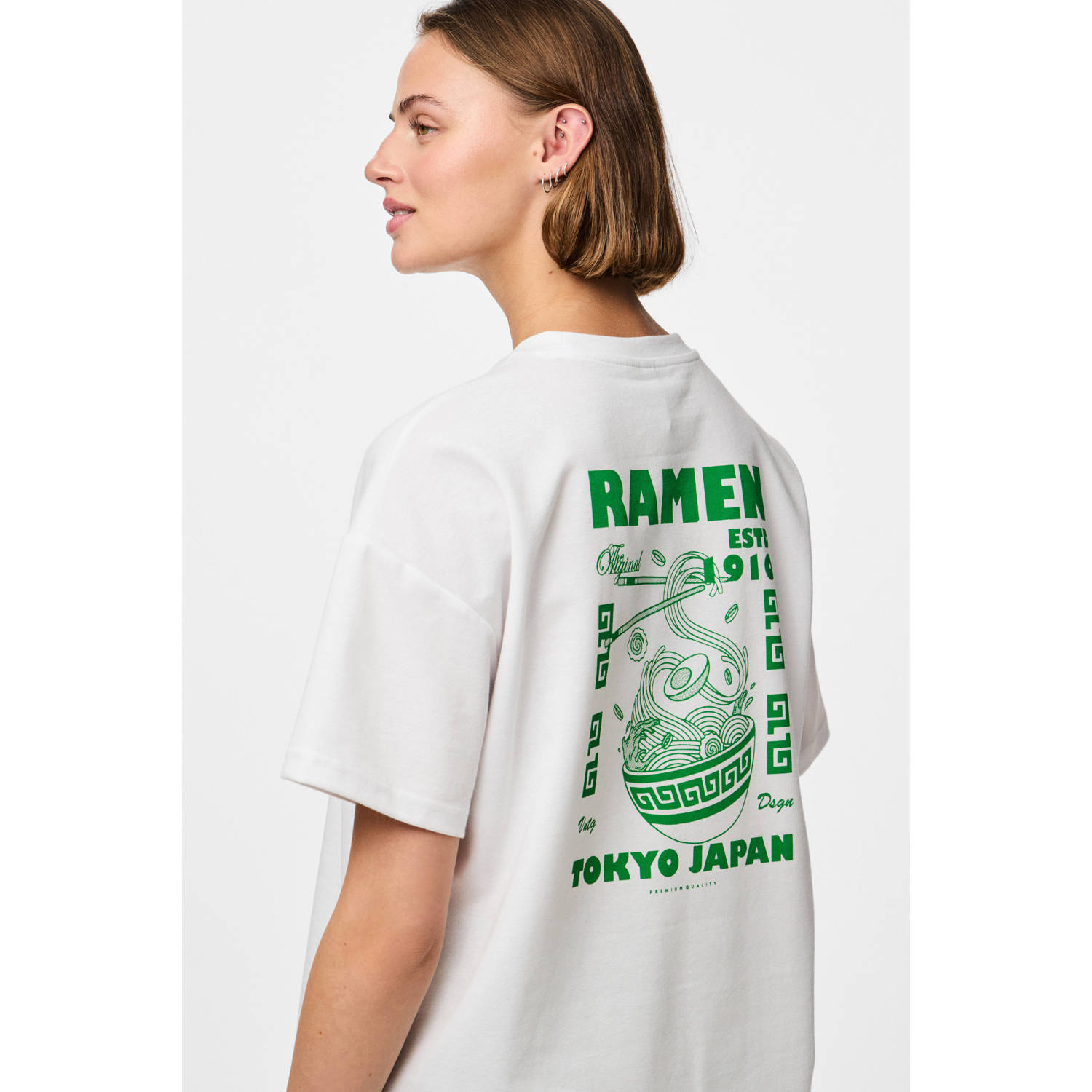 PIECES T-shirt wit