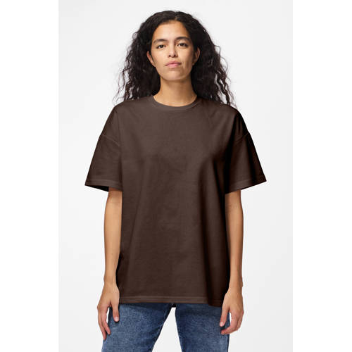 PIECES T-shirt bruin afbeelding