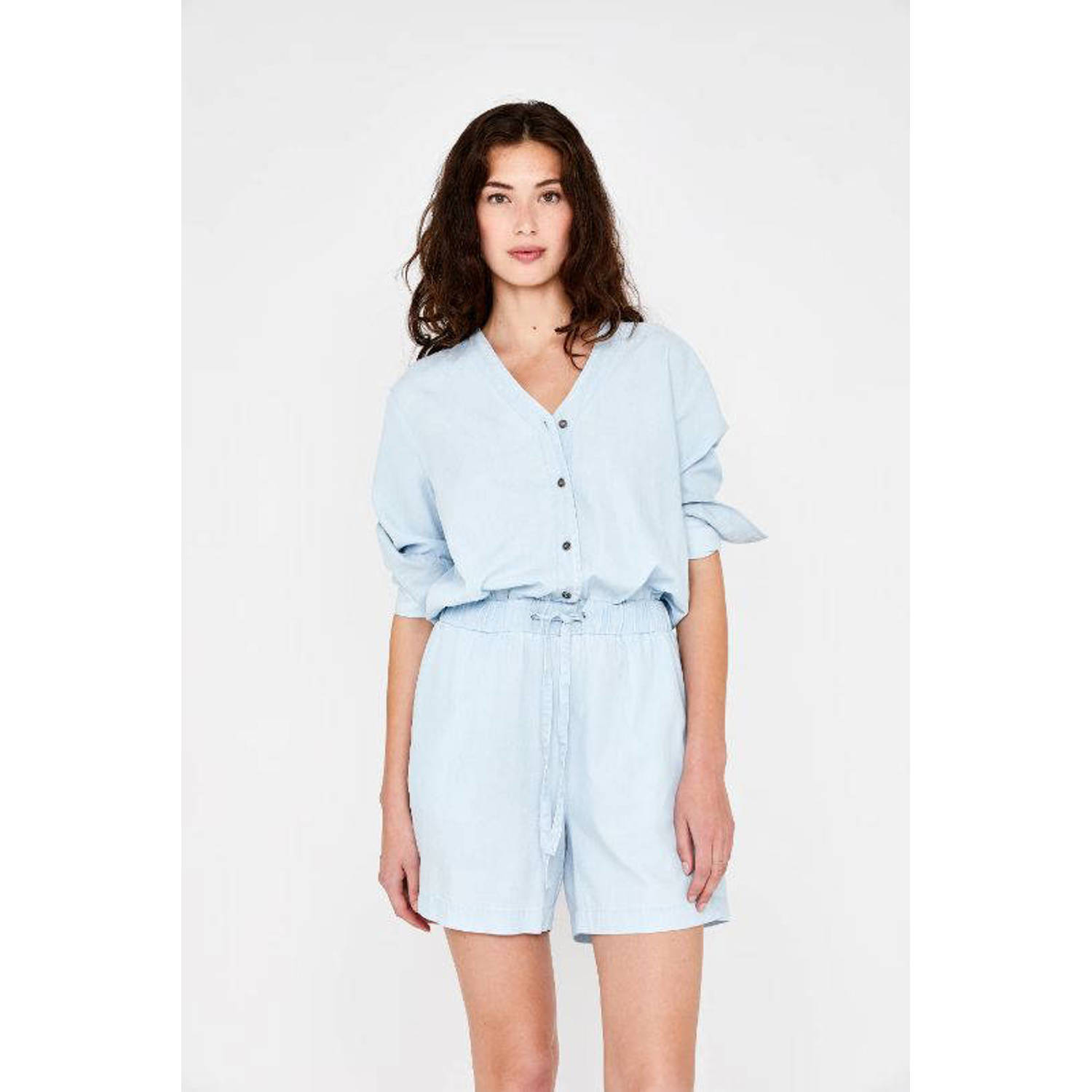 Moscow regular jumpsuit light blue denim