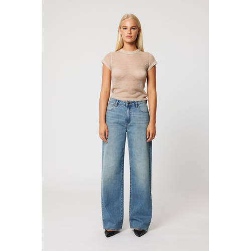 Abrand Jeans wide leg jeans medium blue denim afbeelding