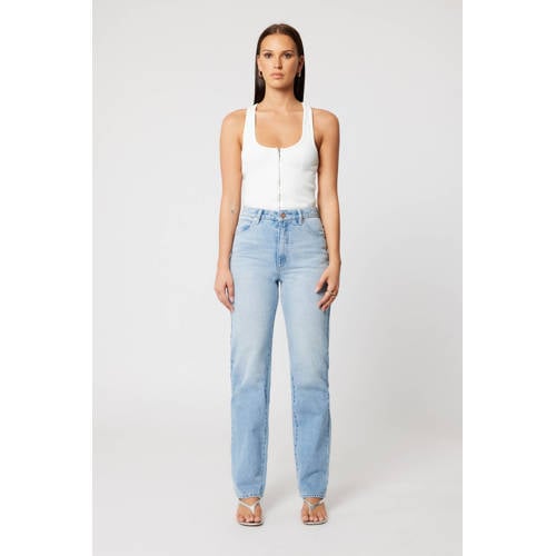 Abrand Jeans high waist light blue denim afbeelding