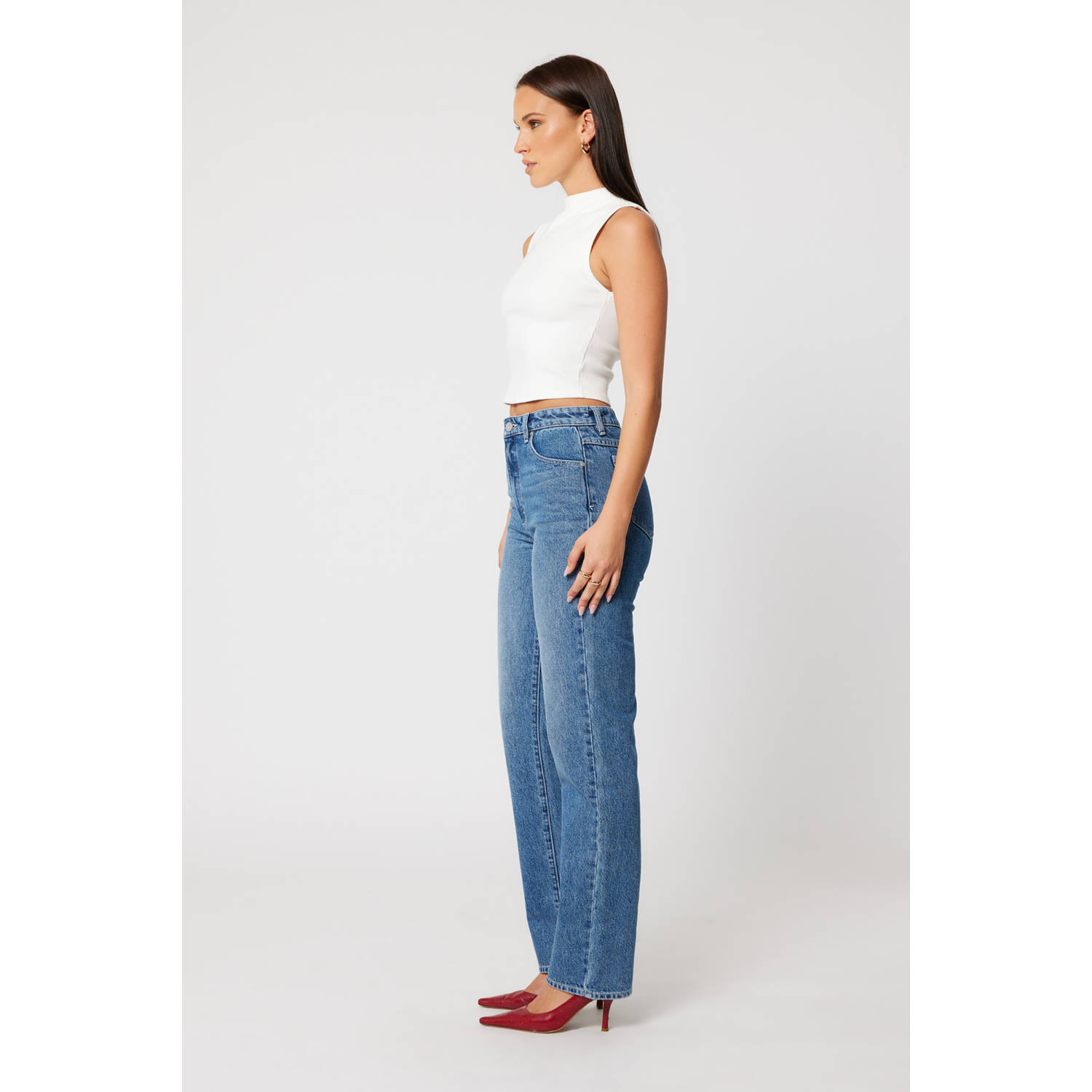 Abrand Jeans medium blue denim