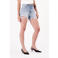 Abrand Jeans straight high waist denim short light blue denim