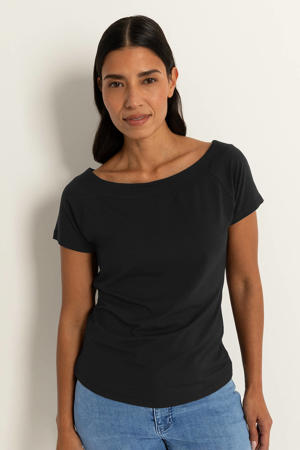 top zwart gebreid