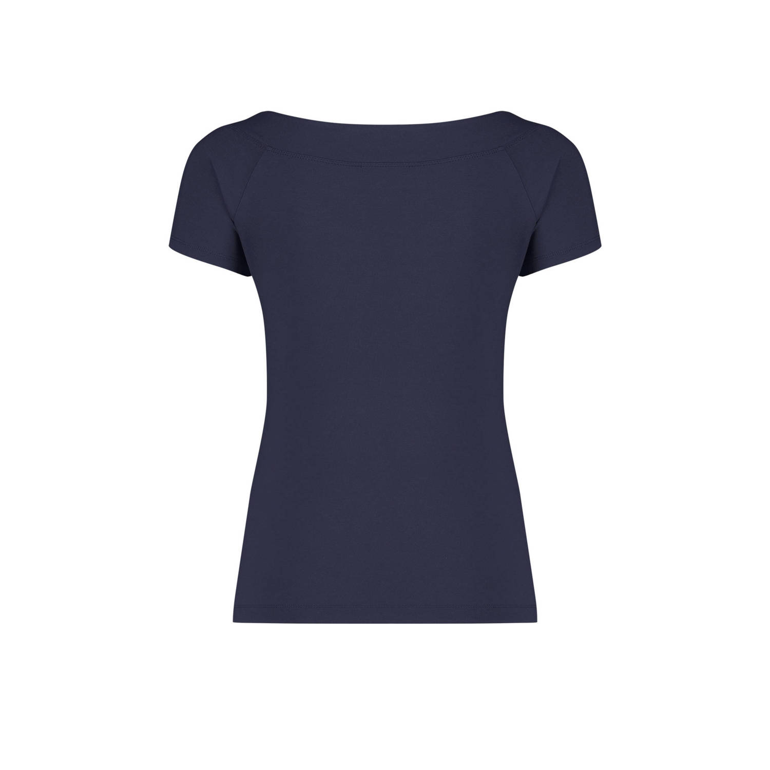 Claudia Sträter top donkerblauw gebreid