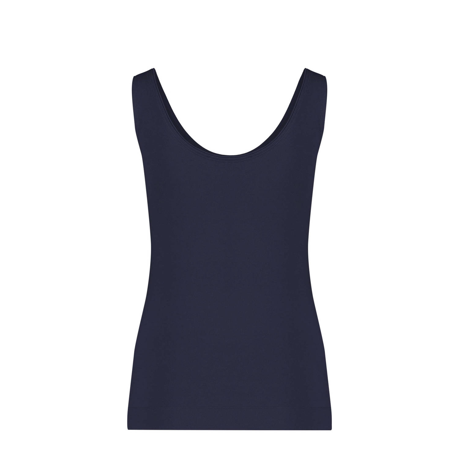 Claudia Sträter singlet donkerblauw gebreid