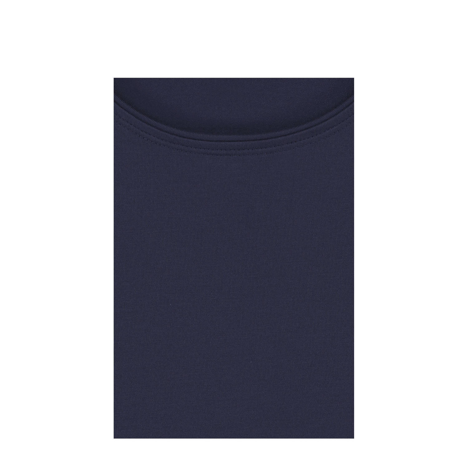 Claudia Sträter singlet donkerblauw gebreid