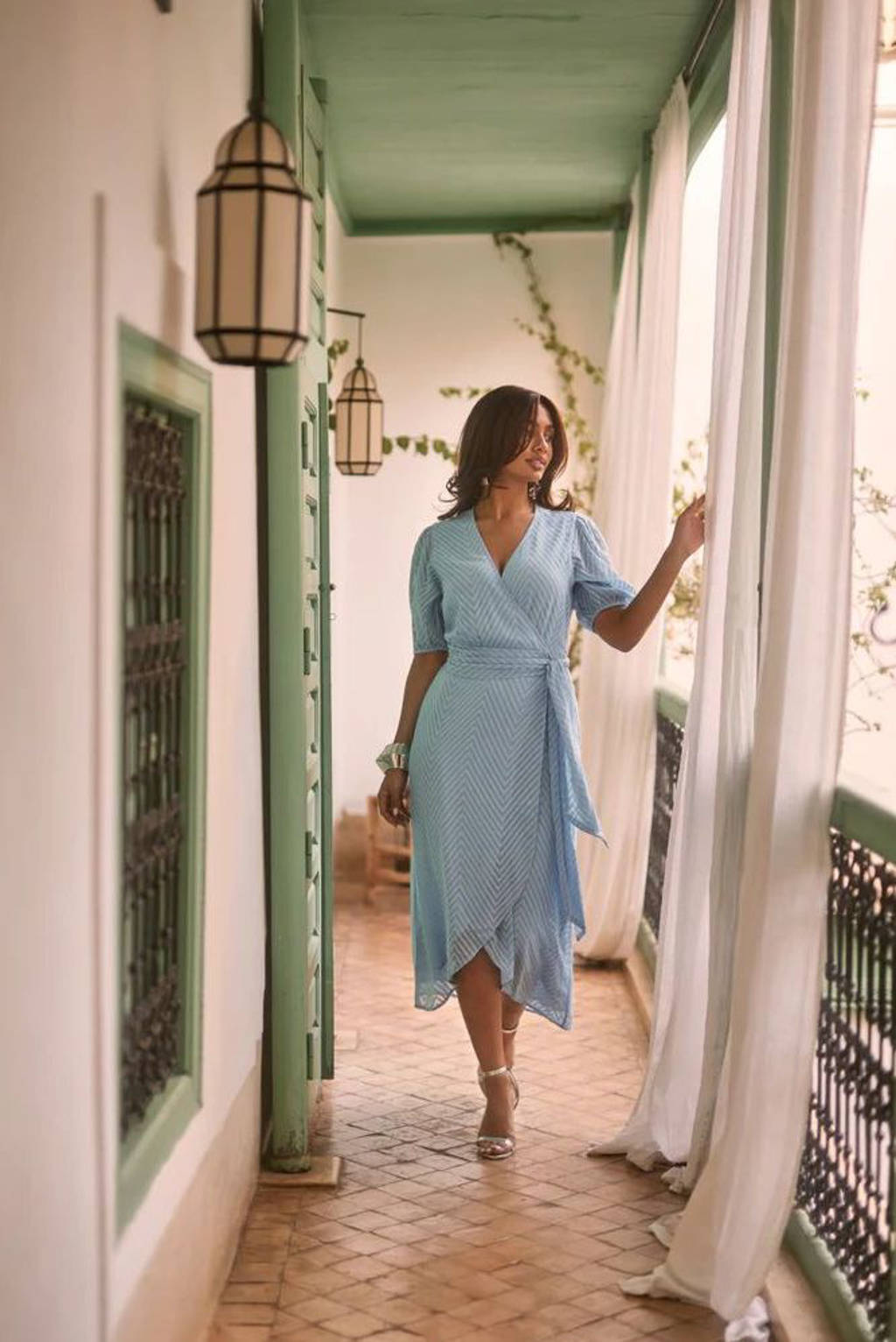 knee length dresses for ladies Women's Vix Paula Hermanny Tiana Long Dress - Free Bird