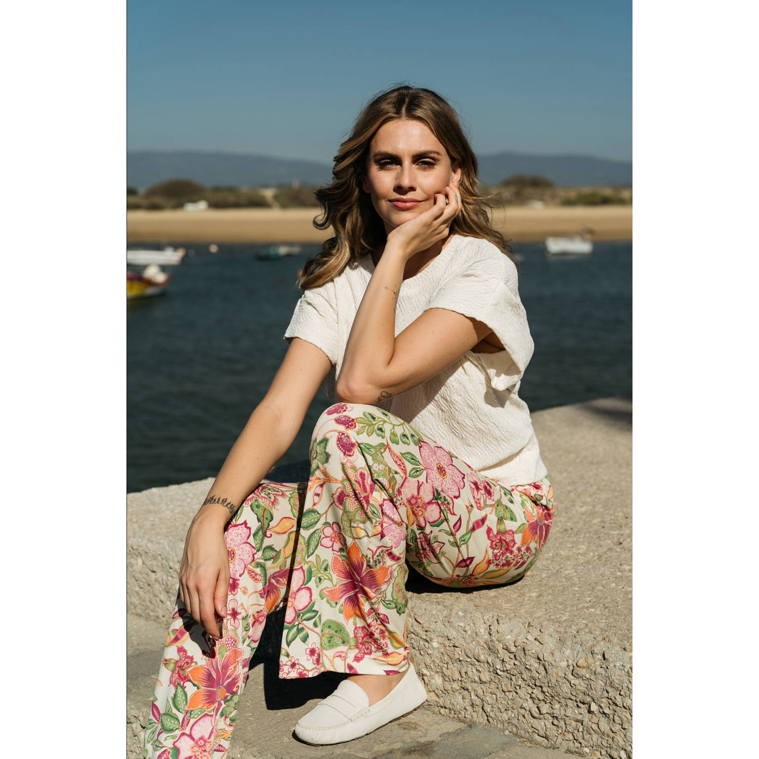 &Co Woman top ecru