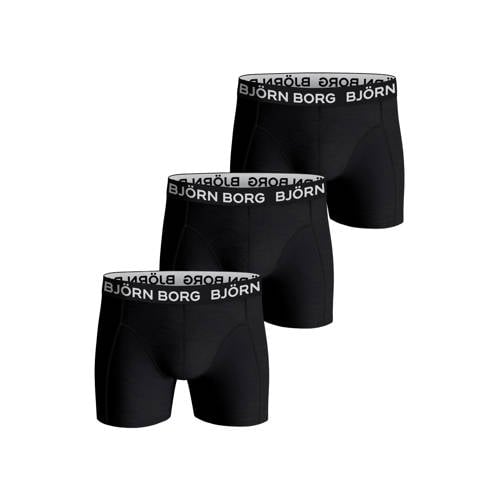 Björn Borg boxershort - set van 3 zwart afbeelding