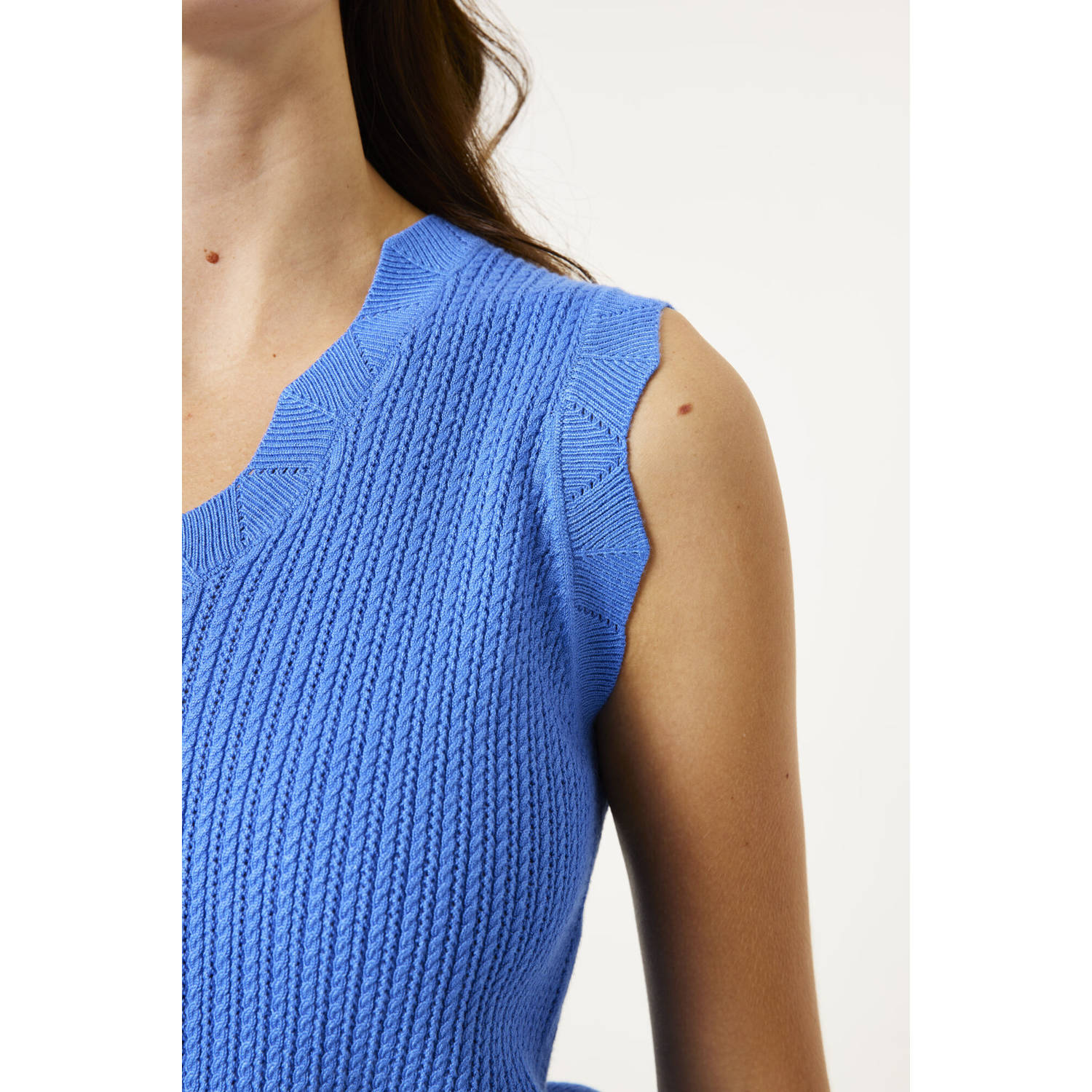 Garcia mouwloze top blauw