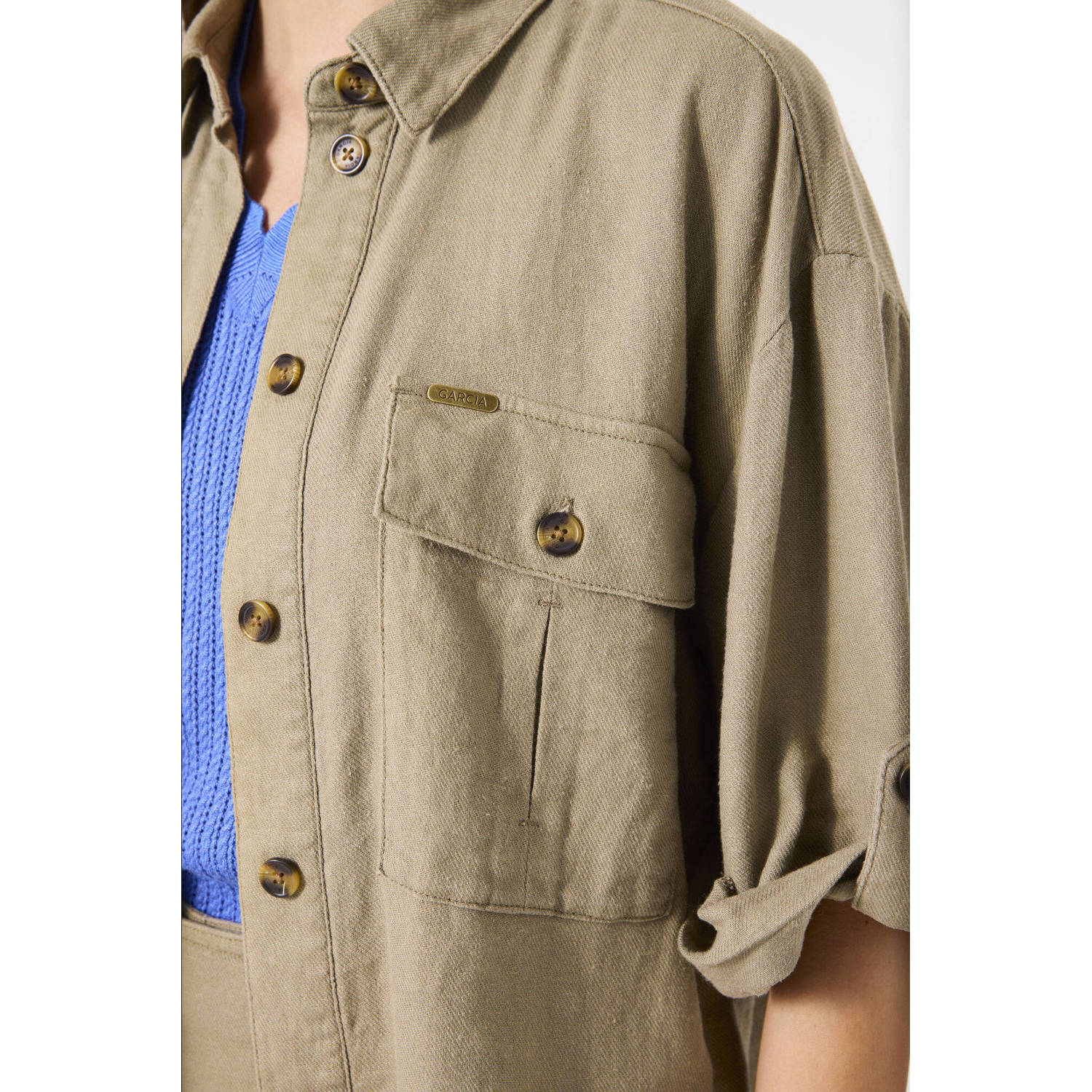 Garcia blouse lichtkaki