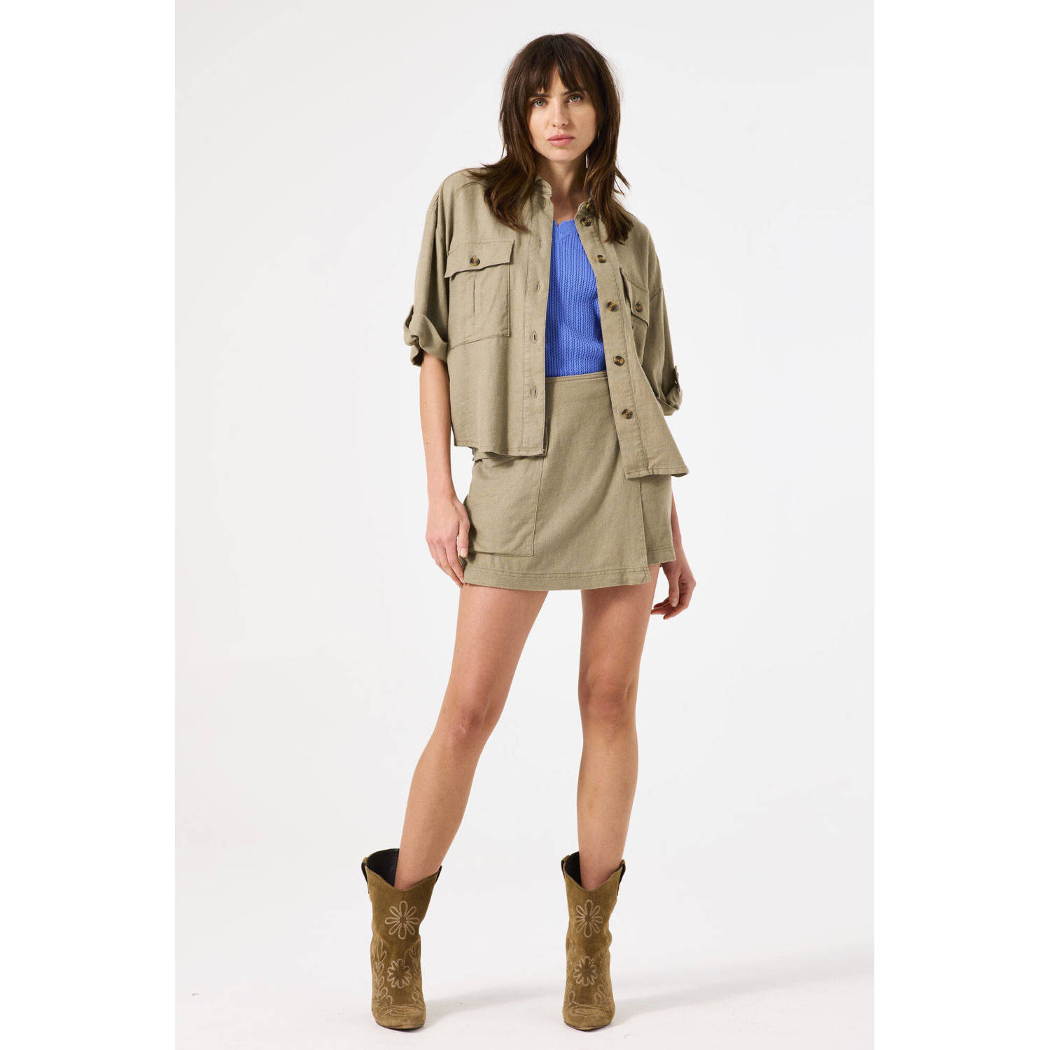 Garcia skort lichtbruin