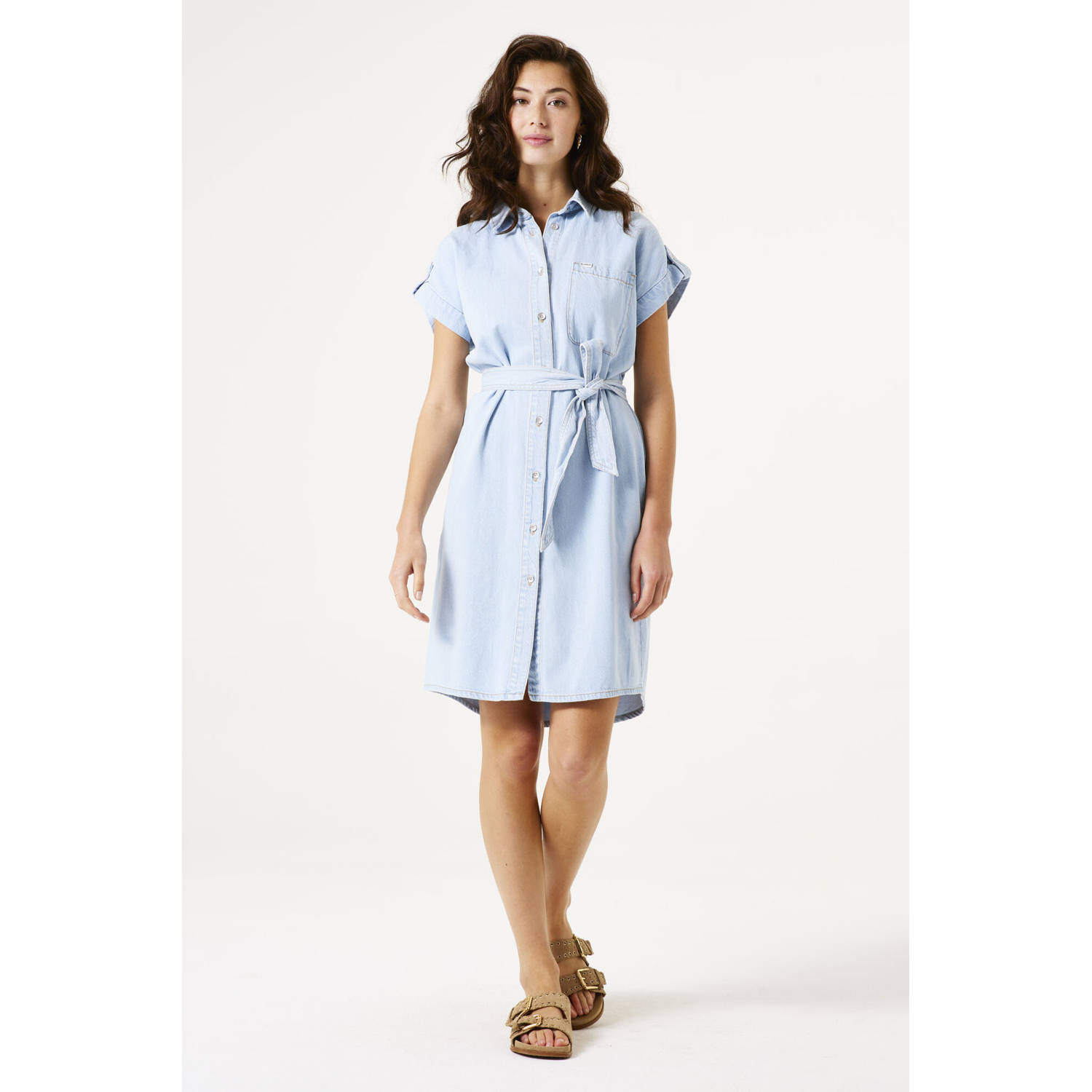 Garcia spijkerjurk light blue denim
