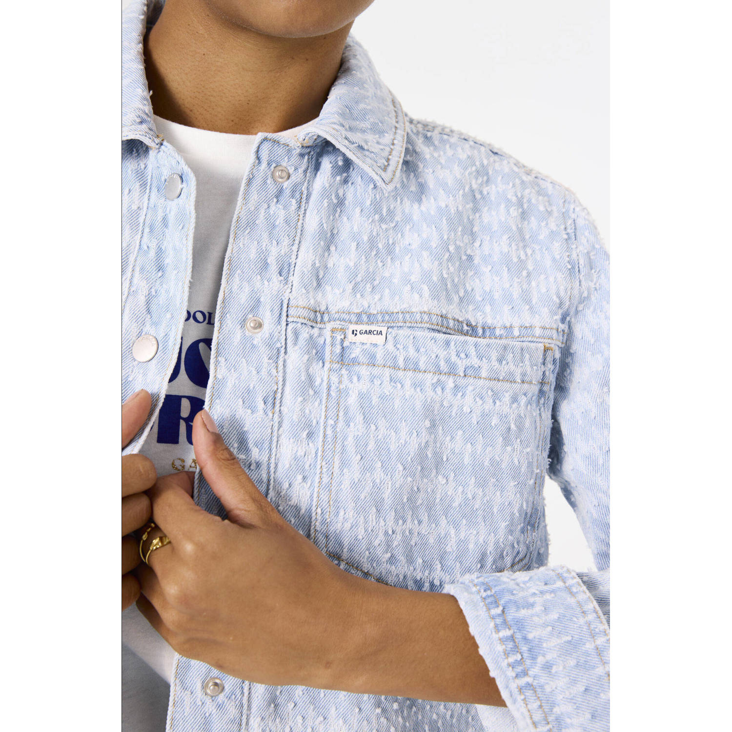 Garcia spijkerjas light blue denim