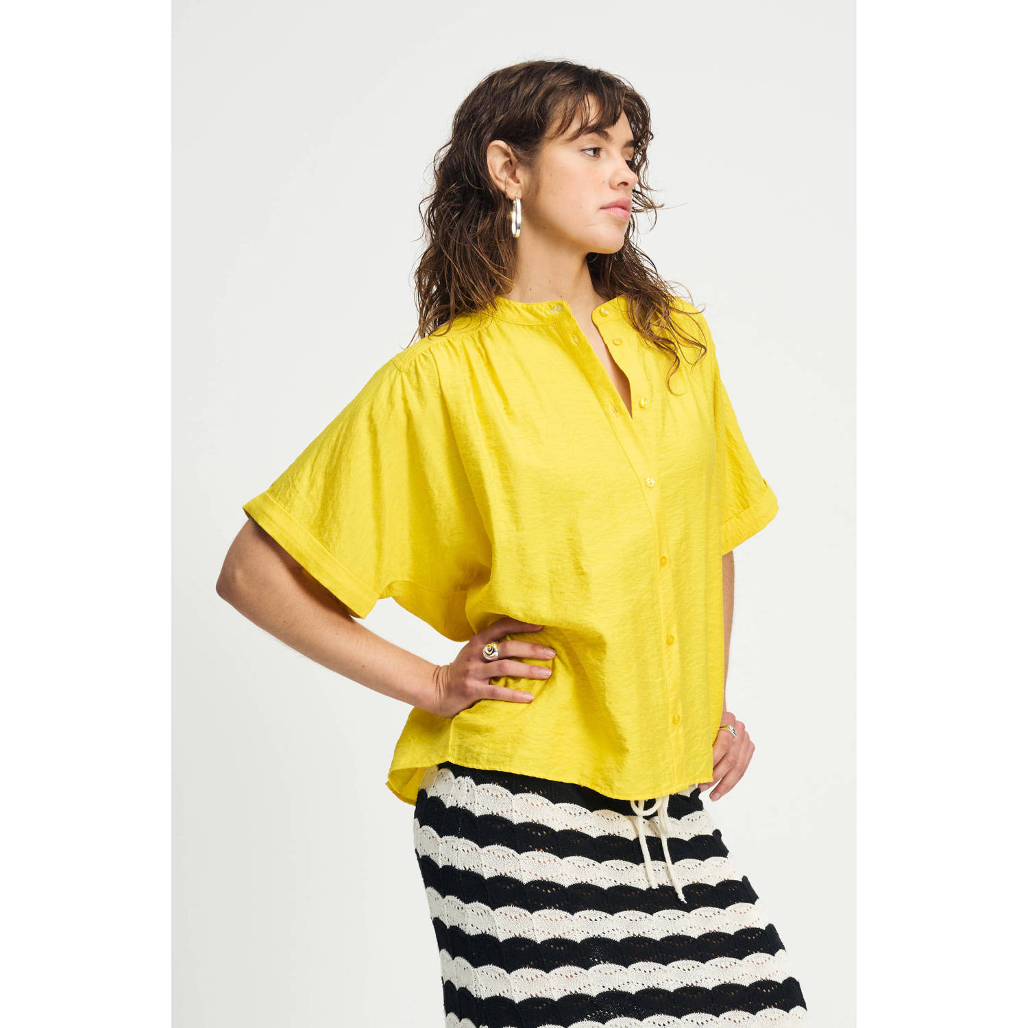 POM Amsterdam blouse geel