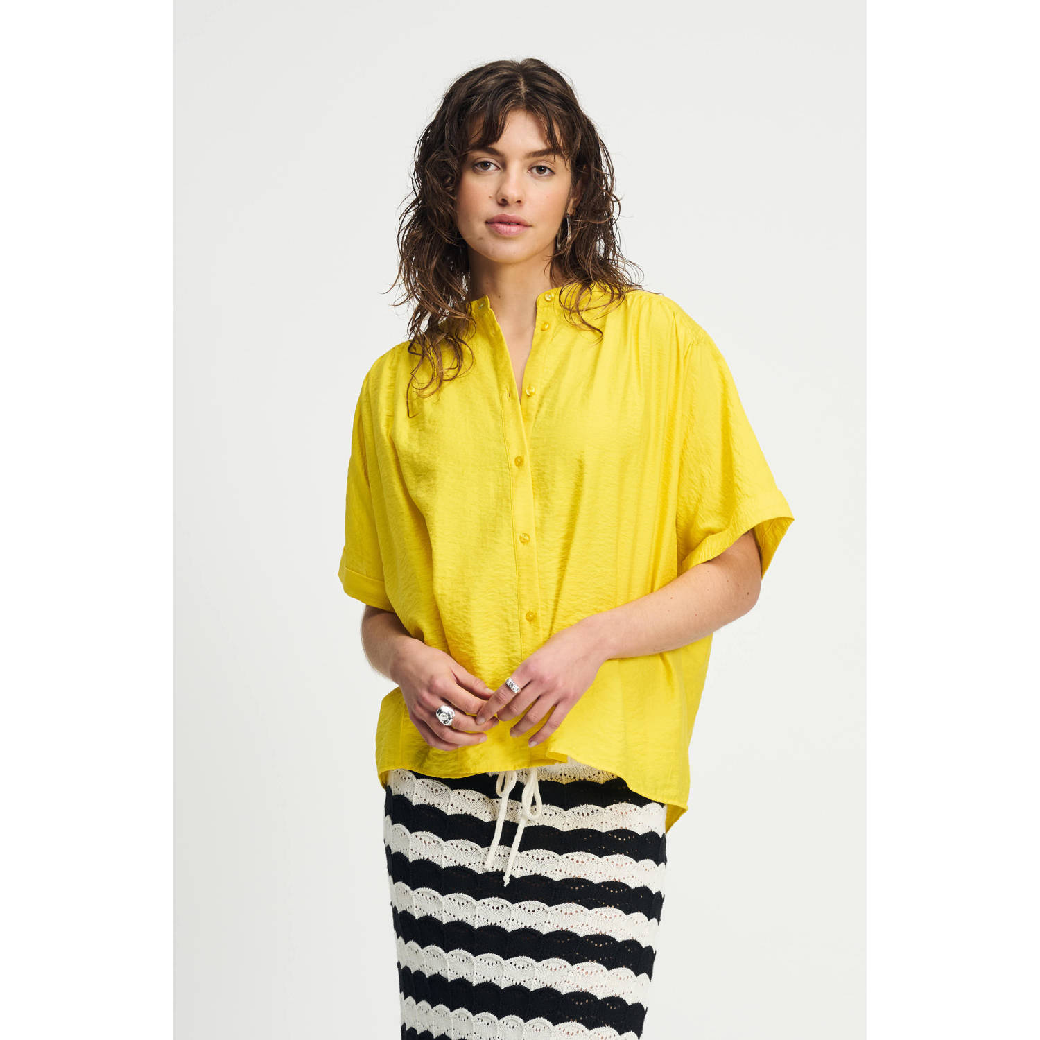 POM Amsterdam blouse geel