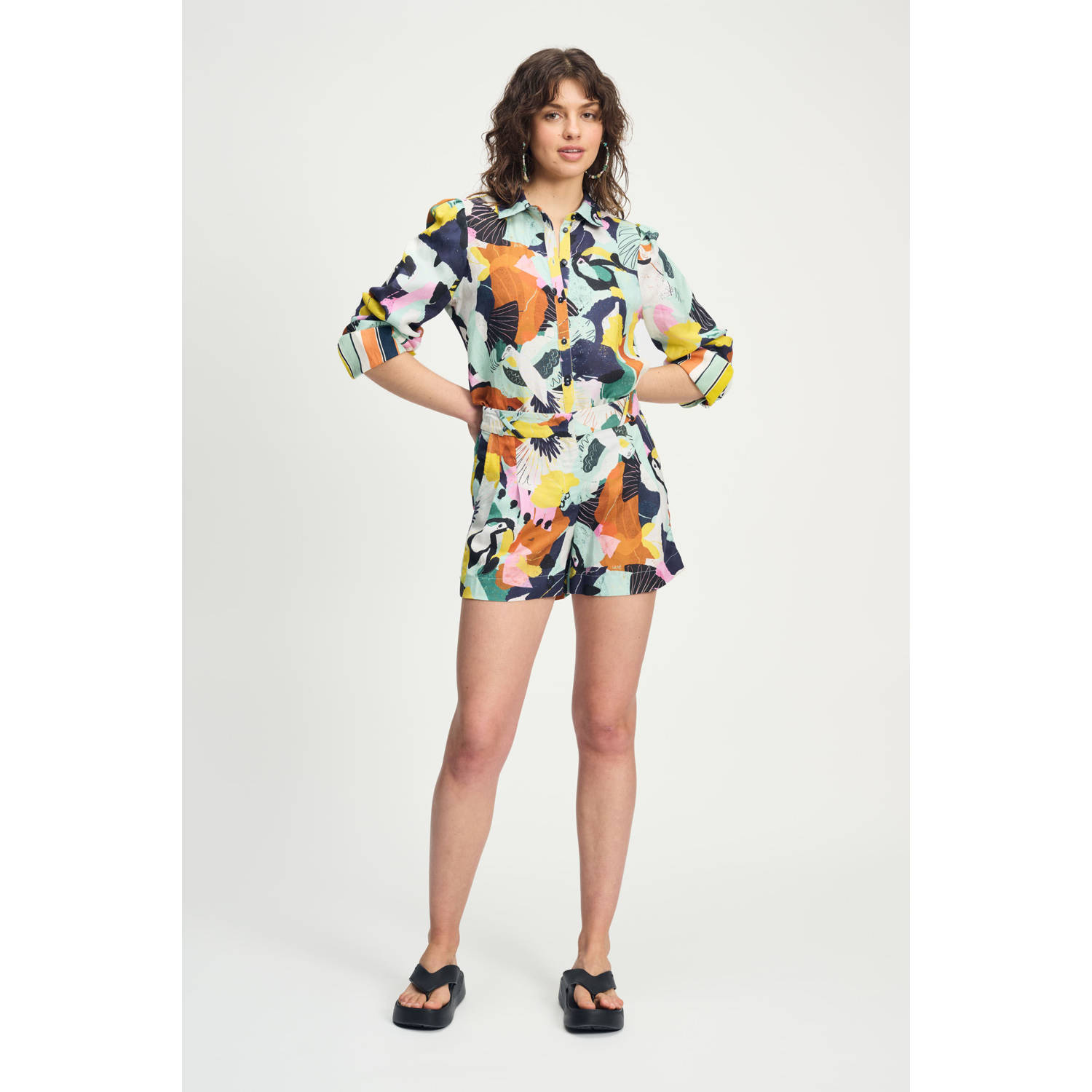 POM Amsterdam regular waist casual short multi