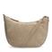 Manfield suede crossbody tas beige