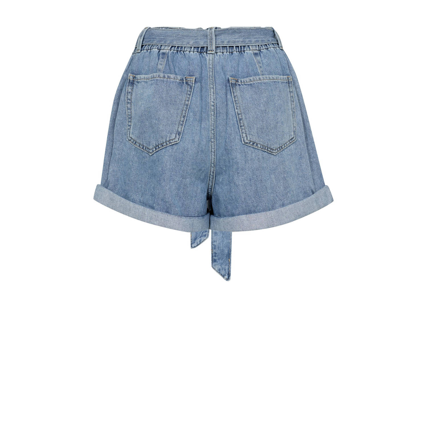 Mos Mosh regular high waist denim short light blue denim