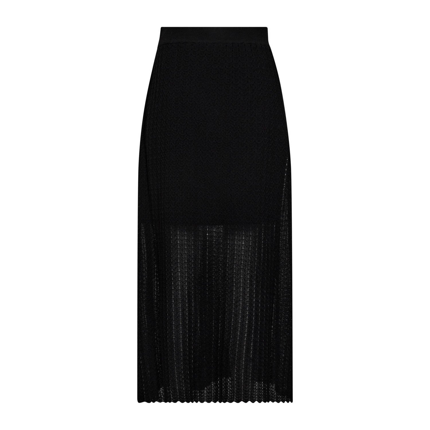 MOS MOSH Gebreide rok met elastische band model 'Hopi'
