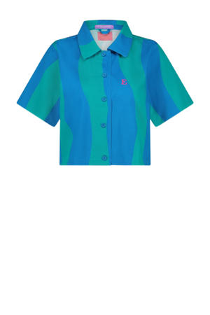 blouse blauw