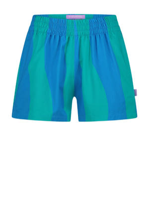 wide leg regular waist casual short groen