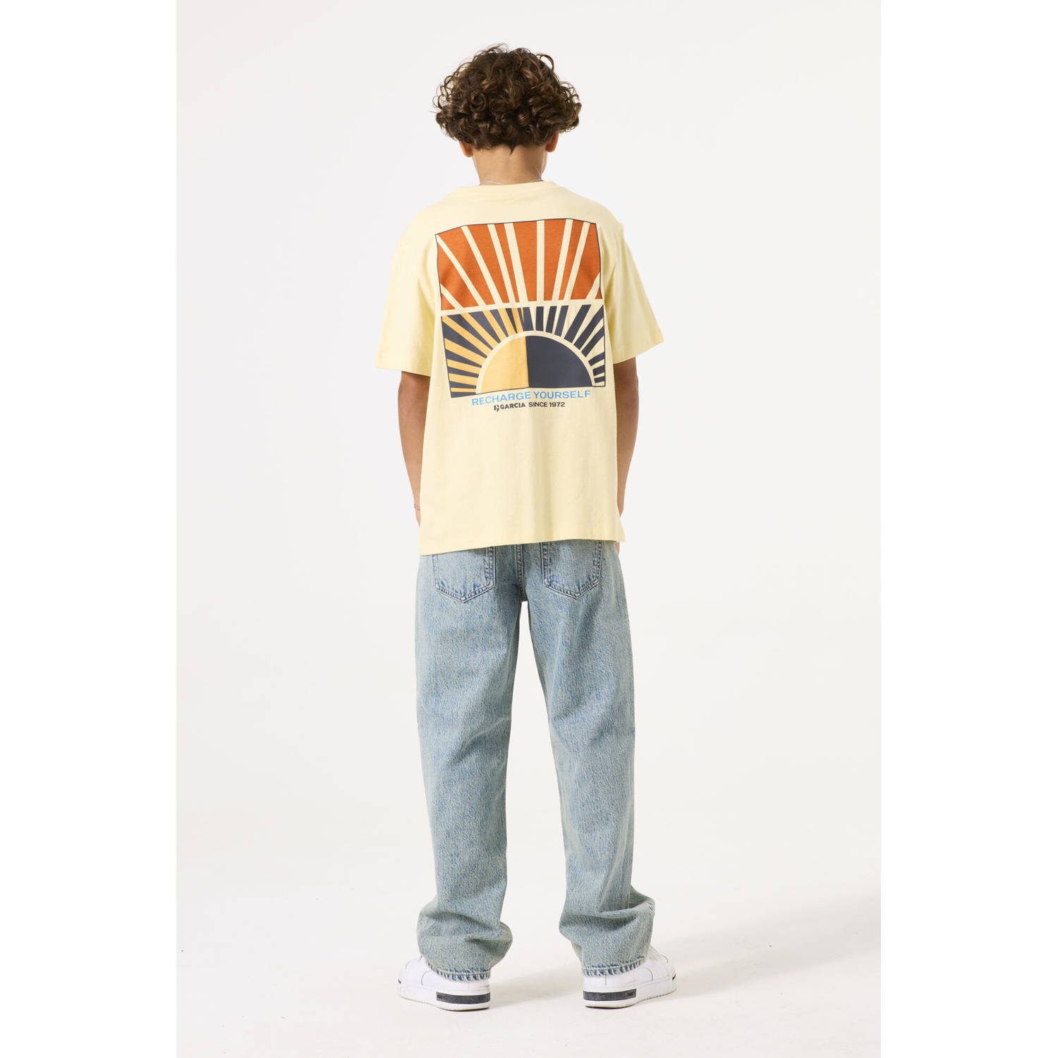 Garcia T-shirt geel