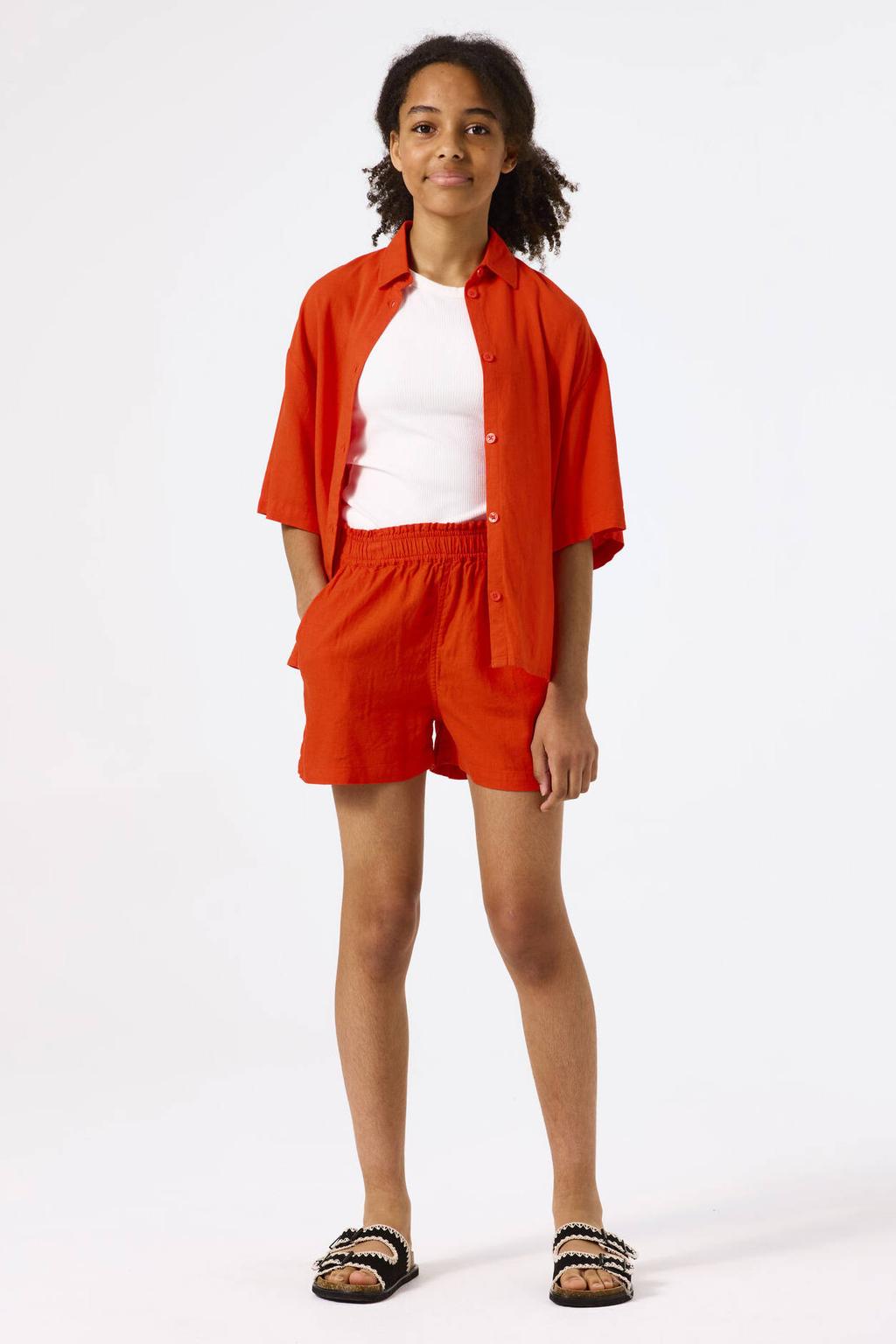 Garcia loose casual short rood