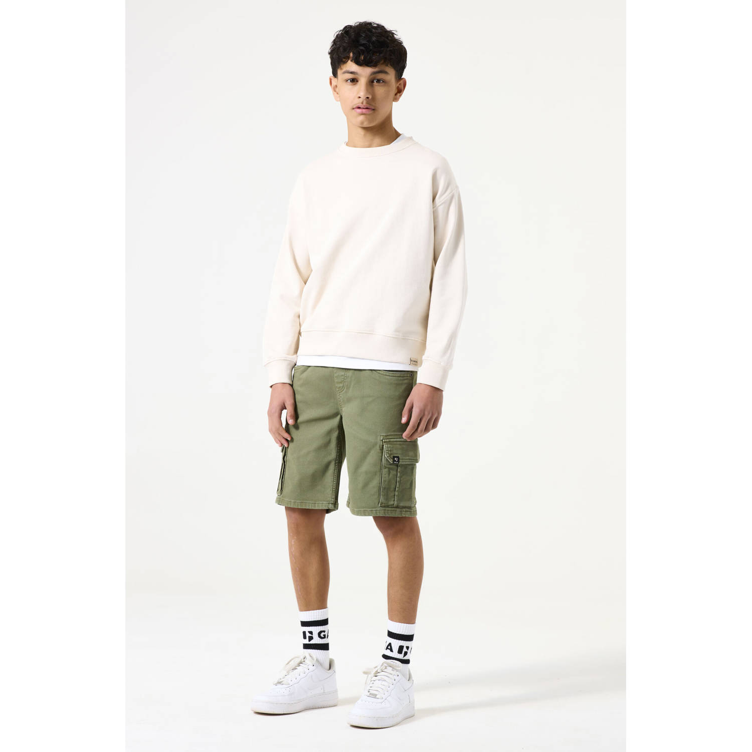 Garcia regular cargo short groen