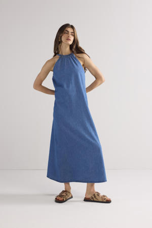 denim zomerjurk medium blue denim