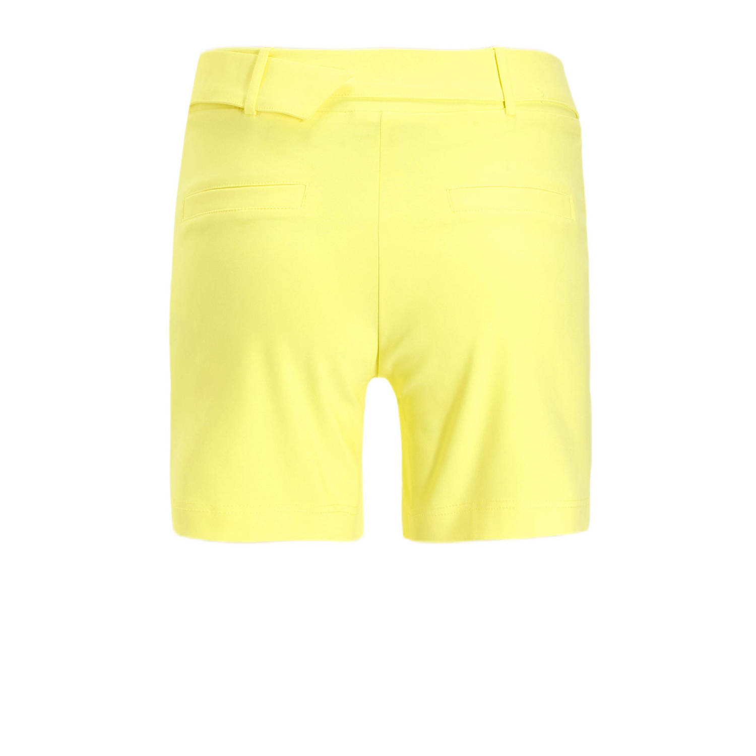 TQ-Amsterdam straight regular waist bermuda short geel