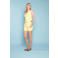 TQ-Amsterdam straight regular waist bermuda short geel