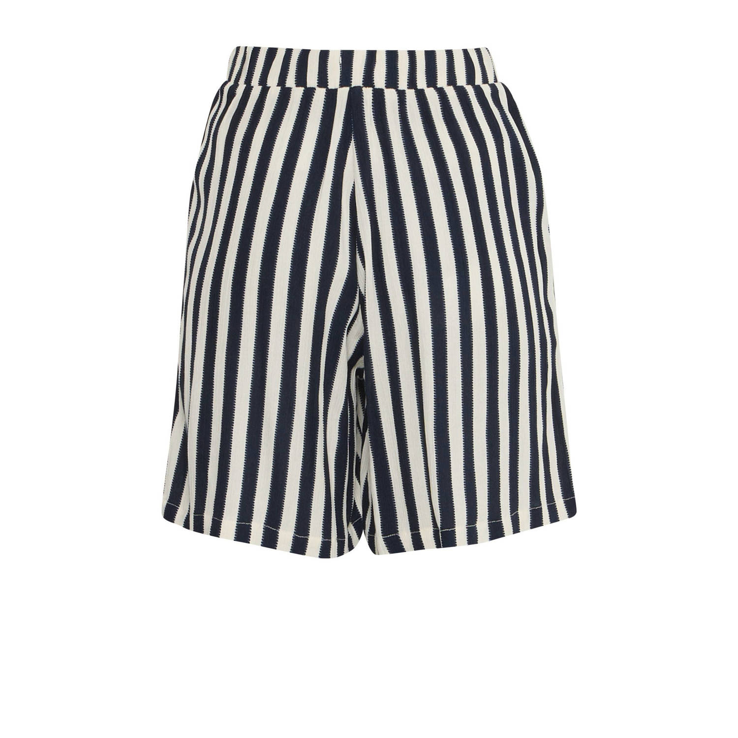 ICHI relaxed regular waist casual short blauw