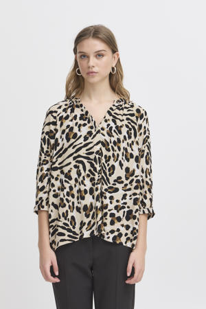 blouse bruin