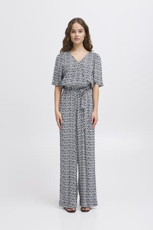 regular jumpsuit donkerblauw