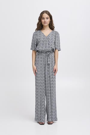 regular jumpsuit donkerblauw