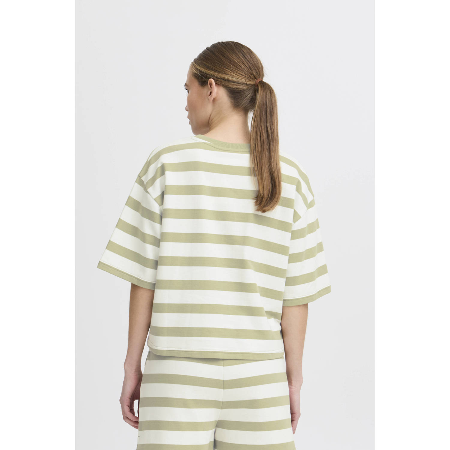 ICHI T-shirt lichtgroen