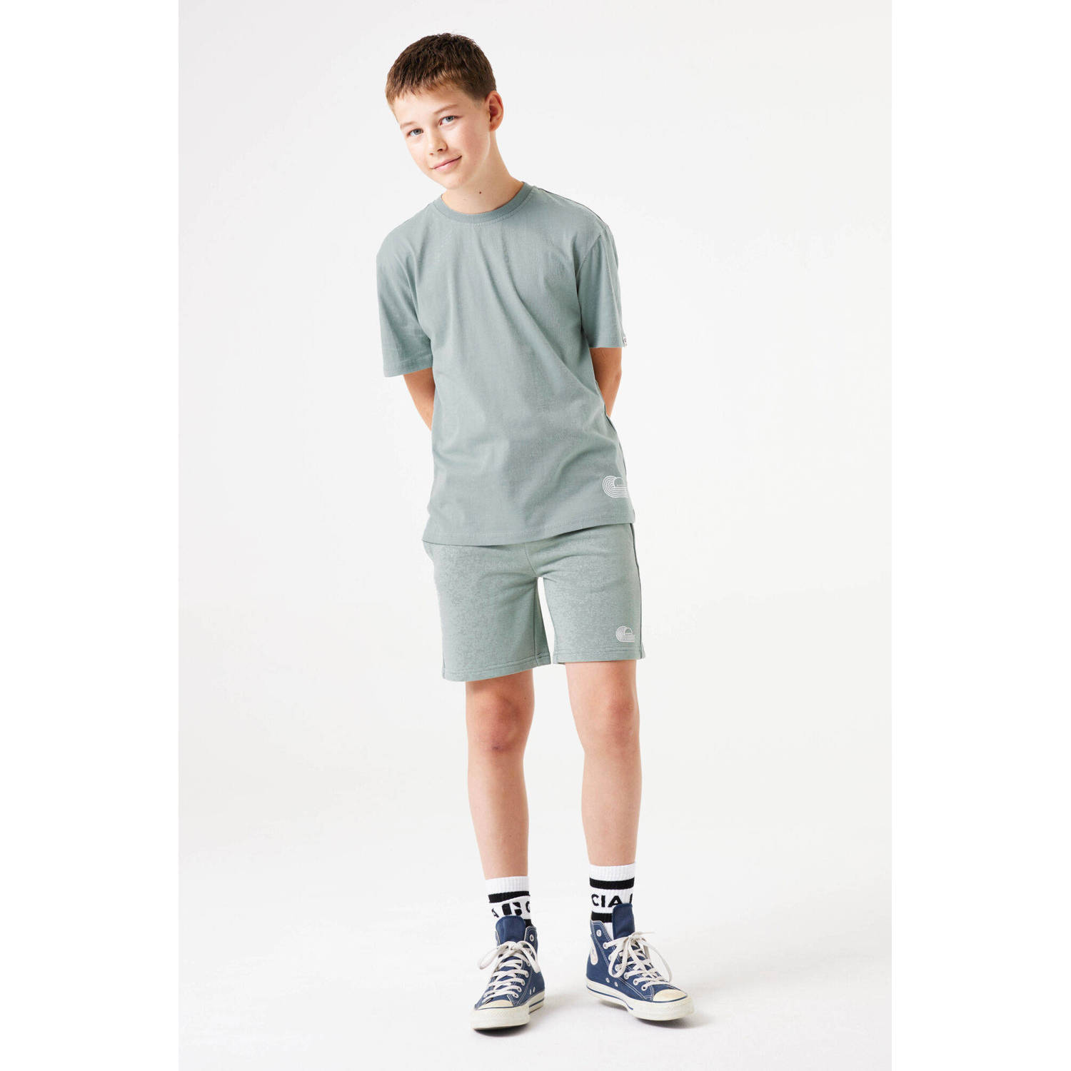 Garcia T-shirt met achterprint voor
