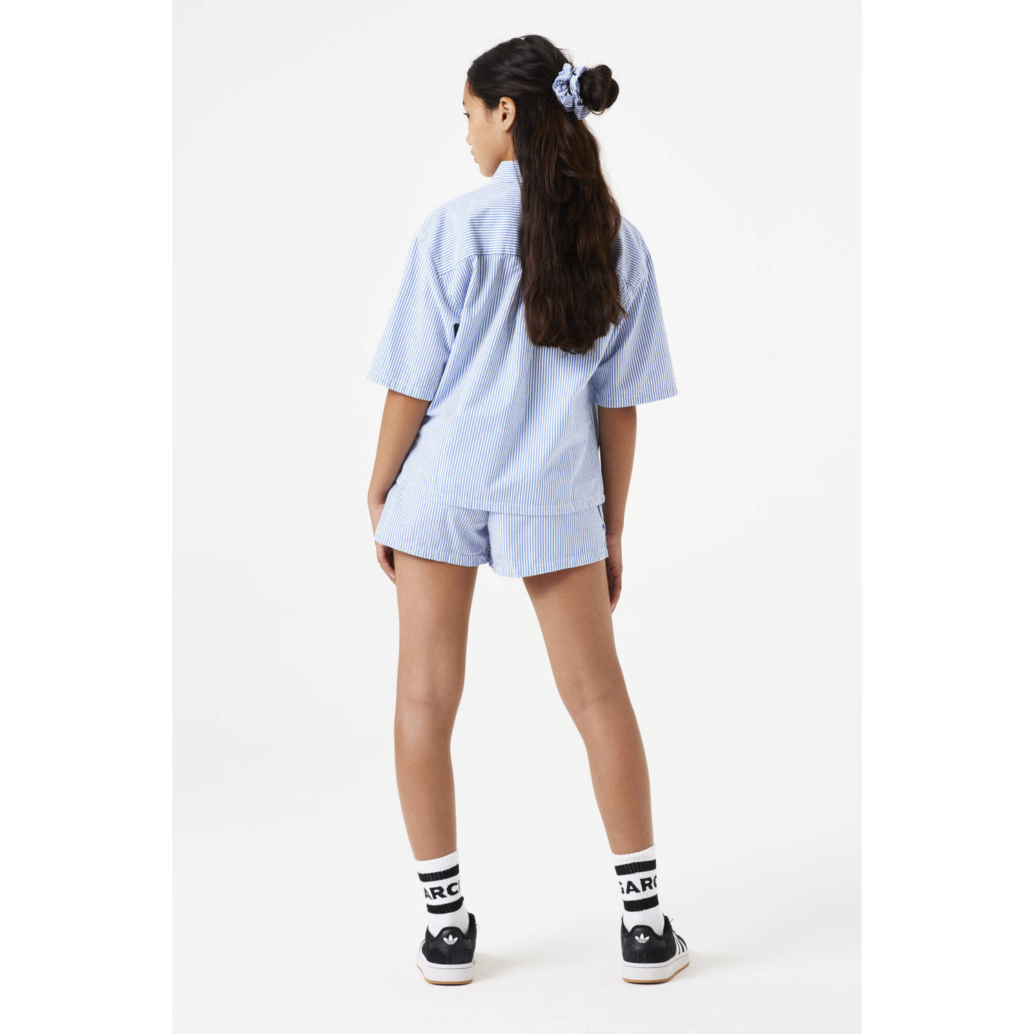 Garcia loose casual short blauw